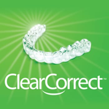 ClearCorrect tray and logo