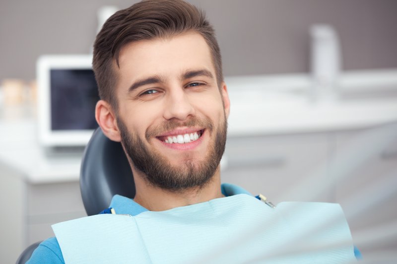 man smiling with perfect teeth